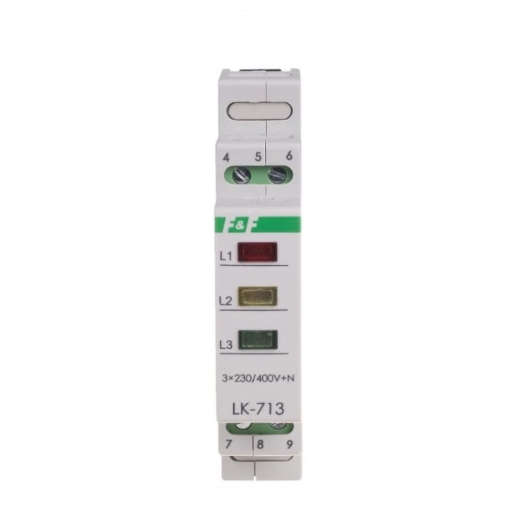 F&F Filipowski Lampka Sygnalizacyjna Kontrolna 3×230V+N 3xLed GPV-401-121