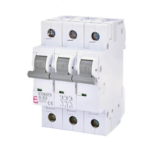 ETI Wyłącznik Nadprądowy B 25A 3P 6kA GPV-401-125