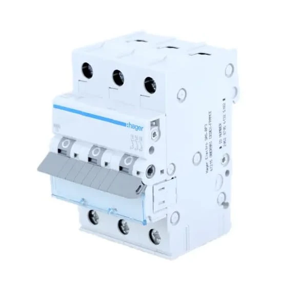 Hager Wyłącznik Nadprądowy C 63A 3P 6kA GPV-401-138