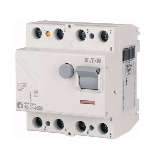 Eaton Wyłącznik Różnicowoprądowy 4P 63A 6kA 30mA Typ AC GPV-401-165