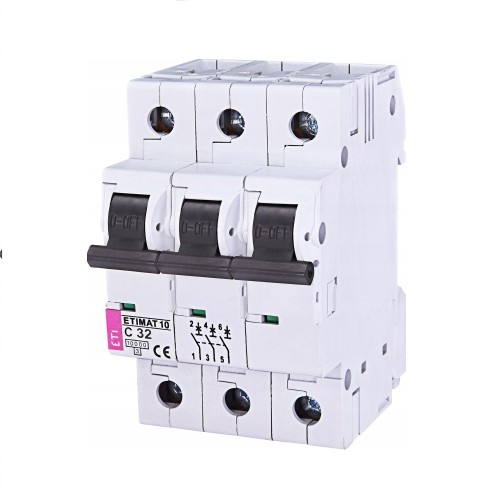 ETI Wyłącznik Nadprądowy C 32A 3P 10kA GPV-401-167