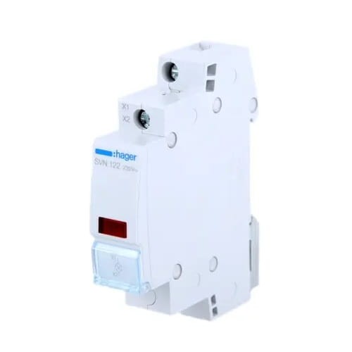 Hager Lampka Sygnalizacyjna Led Czerwona 230V AC GPV-401-183