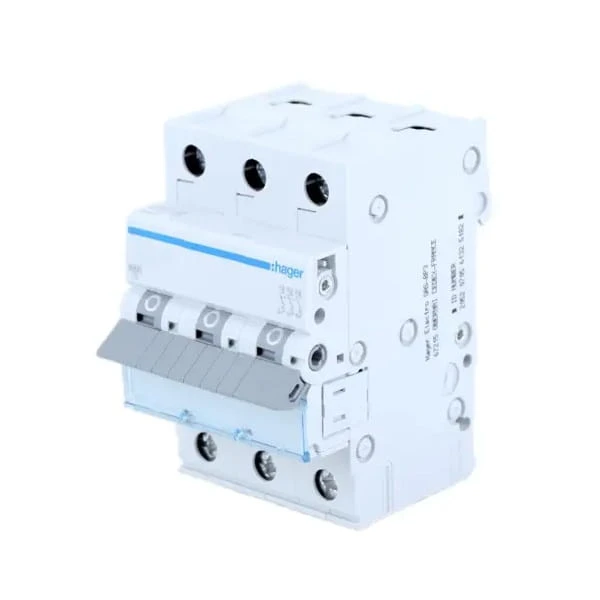 Hager Wyłącznik Nadprądowy C 10A 3P 6kA GPV-401-196