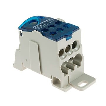 ELEKTRO-PLAST Blok rozdzielczy 1-biegunowy 125A TH35 niebieski UKK-125 GPV-401-214