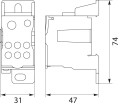ELEKTRO-PLAST Blok rozdzielczy 1-biegunowy 125A TH35 niebieski UKK-125 GPV-401-214 (2)