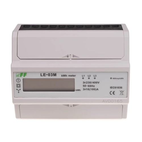 F&F FILIPOWSKI Licznik energii elektrycznej 3-fazowy 100A LE-03M GPV-401-215