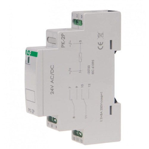 F&F Filipowski Przekaźnik elektromagnetyczny 24V AC/DC GPV-401-221