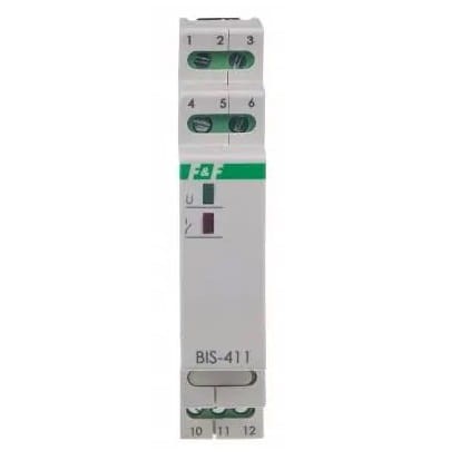 F&F Filipowski Przekaźnik bistabilny na szynę 16A BIS-411-24V GPV-401-222 (2)
