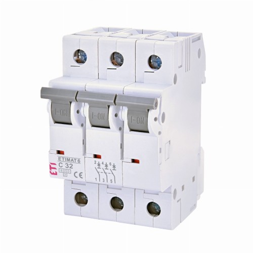 ETI Wyłącznik Nadprądowy C 32A 3P 6kA GPV-401-163