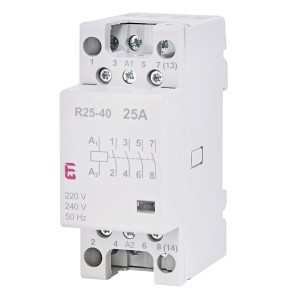 ETI Stycznik modułowy 230V AC 4NO 25A
