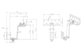 Vario Hak Dachowy Klasa 5-5-5 - 3x Regulowany Stal Nierdzewna 1.4016 - 120 mm PV-08-38 (2)