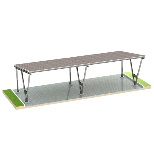 Carport Wiata samochodowa 4 pojazdy VICA 2x2 cars GPV-105-04 (2)
