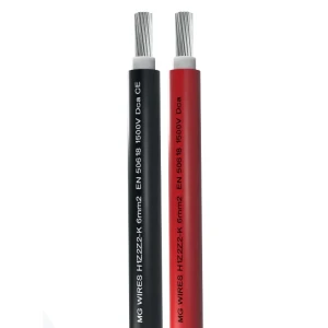 Przewód DC solarny 1x6mm² czarny MG Wires 1,5kV klasa D CPR