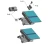 Mostek trapezowy 60cm H-40 z EPDM do dachów z blachy trapezowej PV-02-03-03 (3)