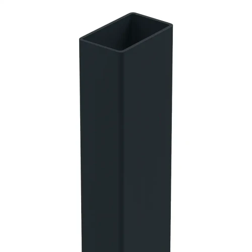 Słupek ogrodzeniowy 60x40x1,2 mm 2,4 m RAL 9005 czarny GPV-700-72 (2)
