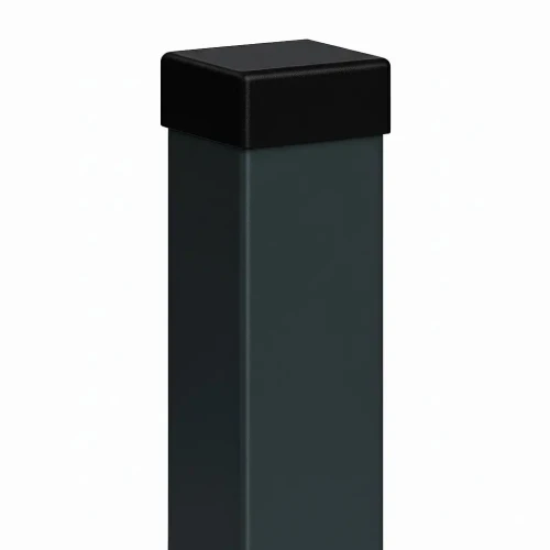 Słupek ogrodzeniowy 80x80x2 mm, długość 2,4 m, szary antracyt RAL 7016 GPV-700-73 (1)