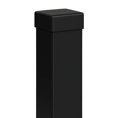 Słupek ogrodzeniowy 80x80x2 mm długość 2,4 m czarny GPV-700-74 (1)