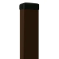 Słupek ogrodzeniowy 60x40x1,2 mm, długość 2,4 m, brązowy RAL 8017 GPV-700-68 (1)