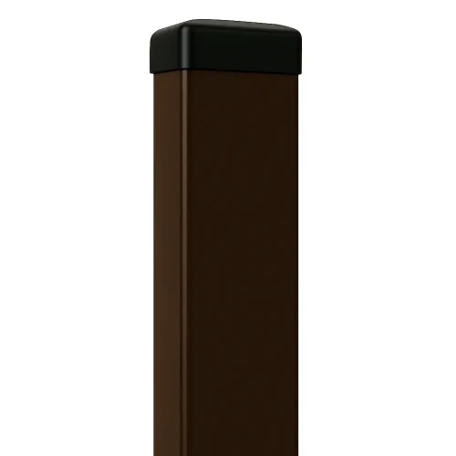 Słupek ogrodzeniowy 60x40x1,2 mm, długość 2,4 m, brązowy RAL 8017 GPV-700-68 (1)
