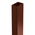 Słupek ogrodzeniowy 60x40x1,2 mm, długość 2,4 m, brązowy RAL 8017 GPV-700-68 (2)