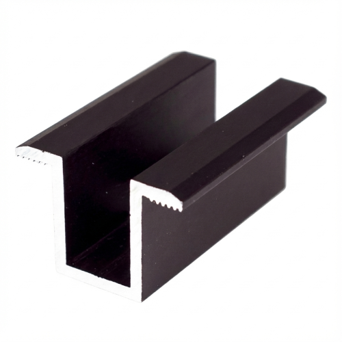 Klema dociskowa środkowa H24 Aluminium 6060 Otwór M8 Anodowana PV-04-02 (1)