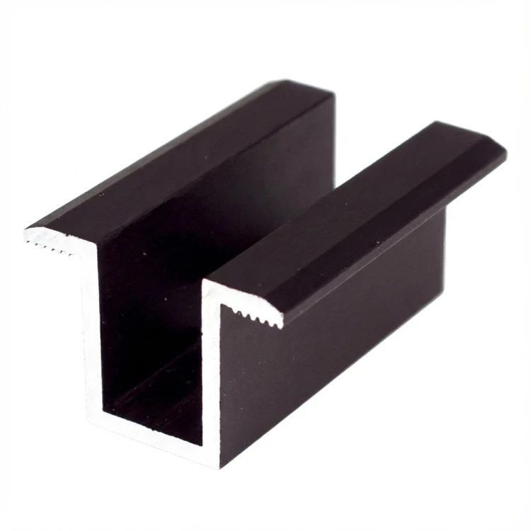 Klema dociskowa środkowa H24 Aluminium 6060 Otwór M8 Anodowana PV-04-02 (1)