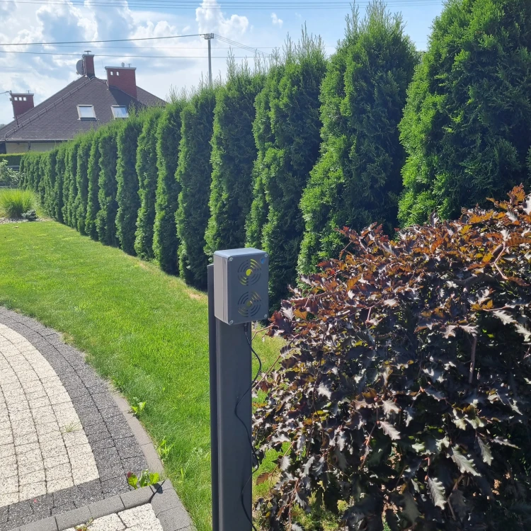 Odstraszacz ultradźwiękowy Viano WaterPro gryzoni kun myszy szczurów IP65 zasięg 2500m² 230V AC PV-400-37 (5)