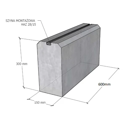 Balastowy system do montażu pomp ciepła PP600 000-052 (2)