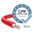 Przewód do instalacji fotowoltaicznych H1Z2Z2-K klasa B2 (CPR) Czerwony 4mm NIEPALNY 000-113 (2)