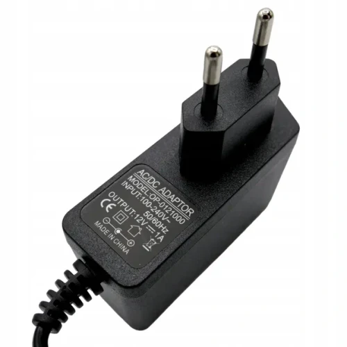 Zasilacz wtyczkowy 12V 1A do urządzeń Taśm LED RGB VIANO (OP01210) 000-127 (2)