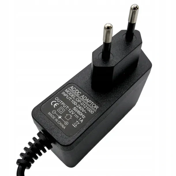 Zasilacz wtyczkowy 12V 1A do urządzeń Taśm LED RGB VIANO (OP01210) 000-127 (2)