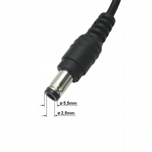 Zasilacz wtyczkowy 12V 1A do urządzeń Taśm LED RGB VIANO (OP01210) 000-127 (5)