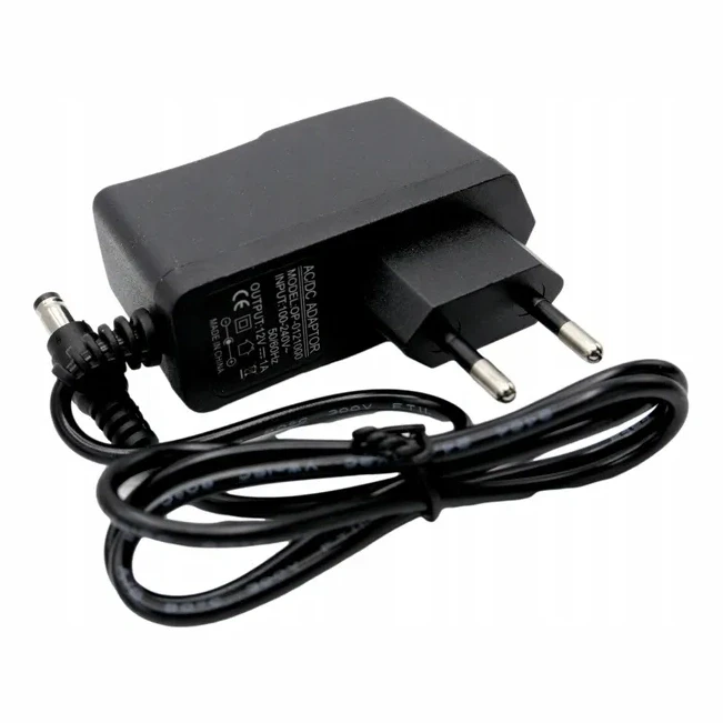Zasilacz wtyczkowy 12V 1A do urządzeń Taśm LED RGB VIANO (OP01210) 000-127 (10)