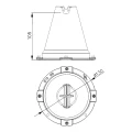 Uchwyt betonowy w tworzywie h=10,5cm z tworzywa 000-165 (2)