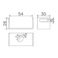 Uchwyt do bednarki B do 50x4mm stal ocynkowana galwanicznie 000-172 (2)