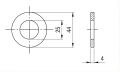 Podkładka M24 DIN 125 A2 140 HV 25 - 100 sztuk 000-166 (2)