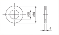 Podkładka M27 DIN 125 A2 140 HV 28 - 50 sztuk 000-167 (2)