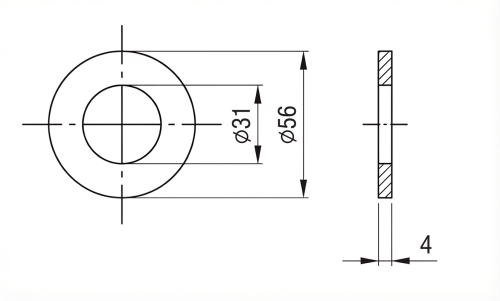 Podkładka M30 DIN 125 A2 140 HV 28 - 50 sztuk 000-168 (2)