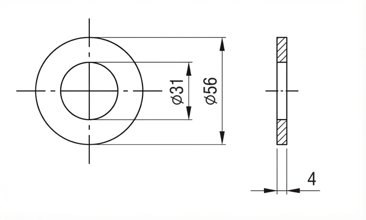 Podkładka M30 DIN 125 A2 140 HV 28 - 50 sztuk 000-168 (2)