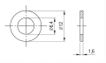 Podkładka M6 DIN 125 A4 140 HV 6,4 - 1000 sztuk 000-174 (2)