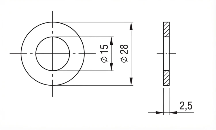 Podkładka M14 DIN 125 A4 140 HV 15 000-201 (2)