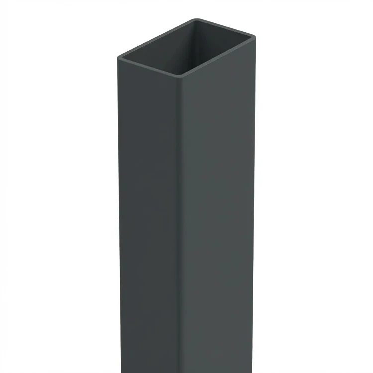 Słupek ogrodzeniowy 60x40x1,2 mm, długość 2,0 mb, grafitowy RAL 7016 000-193 (2)
