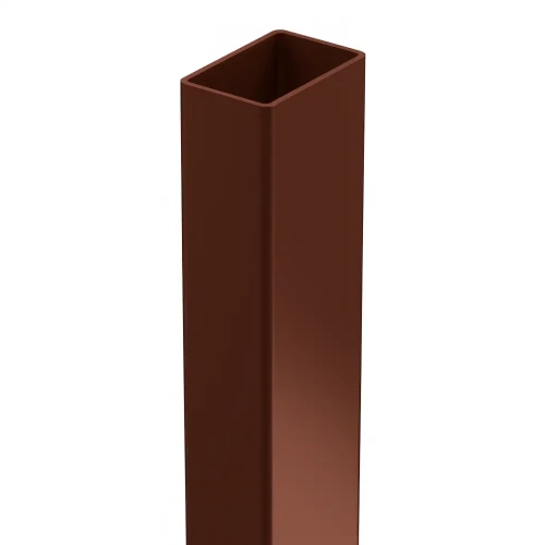 Słupek ogrodzeniowy 60x40x1,2 mm, długość 2,0 mb brązowy, RAL 8017 000-194 (2)
