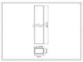 Słupek ogrodzeniowy 60x40x1,2 mm, długość 2,0 mb brązowy, RAL 8017 000-194 (3)