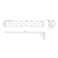 Kątownik kotwowy KK 12 - 300x43x40x4 mm 000-229 (3)