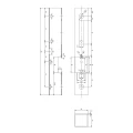 Kaseta elektrozaczepu H=280 mm 000-242 (4)
