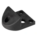Stoper do bramy stalowy z gumowym odbojem – do przykręcania, 130x150/H65 mm 000-250 (1)