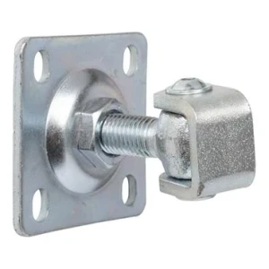Zawias regulowany z szyldem M16 80x80x3 mm. ucho ocynkowane