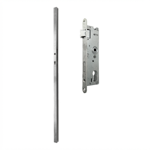 Słupek 60x40x1,5x1500 mm z kasetą i zamkiem 72/34