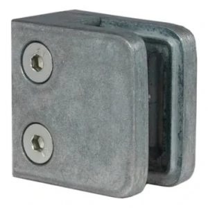 Uchwyt do szkła 45x45x26 mm, szkło 6-10,76 mm, zamak, system płaski, surowy